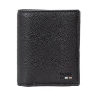 BOSS Herren Geldbörse - Ray Bifold Coin, Münzfach, Kunstleder, 10x8x1cm (HxBxT) Schwarz