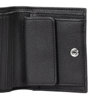 BOSS mens wallet – Ray Bifold Coin, coin compartment, imitation leather, 10x8x1m (HxWxD) Black