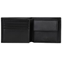 HUGO Herren Geldbörse, Rindsleder - Tibby N Trifold, Münzfach, 9,5x11x2,5cm (HxBxT) Schwarz