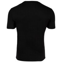 DIESEL Herren T-Shirt, 6er Pack - MICHAEL, Unterhemd, V-Neck, kurzarm, Baumwolle Schwarz S
