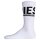 DIESEL unisex socks, 6-pack - SKM-RAY, ribbed cuffs, logo, plain Black/Grey/White 35-38 (UK 2.5-5)
