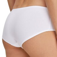 CALIDA Damen Panty 3er Pack - Essential Cotton, Low Cut, Jersey, einfarbig 2xSchwarz/Weiß XS (36/38)