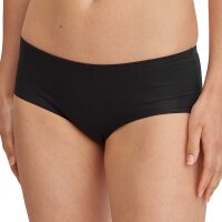 CALIDA Womens Panty 3-pack - Essential Cotton, low cut, jersey, solid color 2xblack/white 36/38 (UK 10/12)