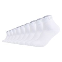 CAMP DAVID Herren Quartersocken, 9er Pack - Action-Mesh Cotton Quarter 9P, Logo Weiß 43-46