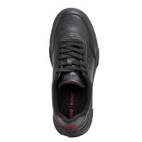 HUGO Herren Sneaker - Yarrow tenn grpu, Turnschuh, Schnürung, Kunstleder Schwarz EU 41