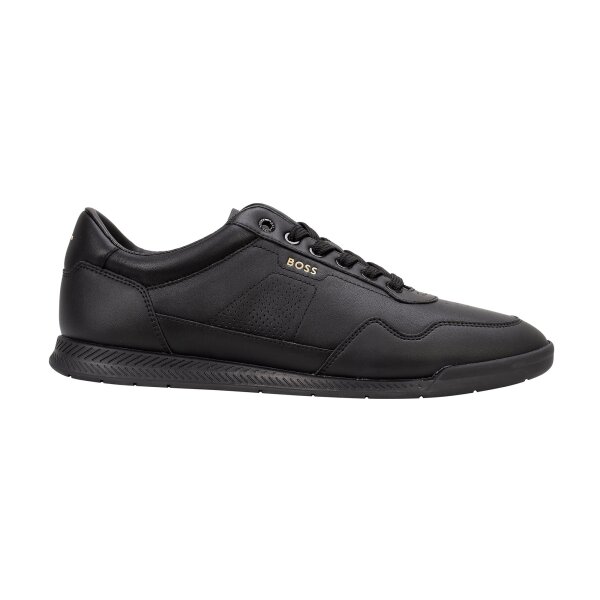 BOSS mens trainers – Nitan ltpf, low-top sneaker, trainer, real leather, logo