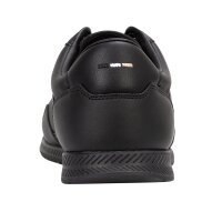 BOSS Herren Sneaker - Nitan ltpf, Halbschuh, Turnschuh, Echtleder, Logo Schwarz EUR 41