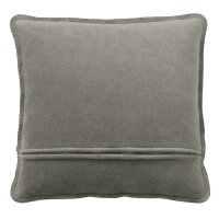 JOOP! cushion cover, 2-pack - UDF Doubleface, 50x50 cm, logo Light grey/green 50x50