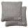 JOOP! cushion cover, 2-pack – MDF Melange Doubleface, logo Light grey 50x50cm