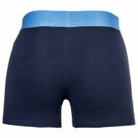U.S. POLO ASSN. mens boxer shorts, 5-pack - trunks, logo, stretch cotton Blue M (Medium)