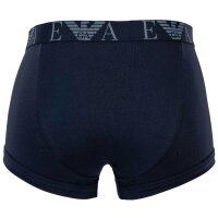 EMPORIO ARMANI mens trunks, 3-pack - BOLD MONOGRAM, shorts, stretch cotton Blue2 S (Small)