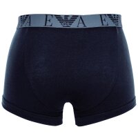 EMPORIO ARMANI mens trunks, 3-pack - BOLD MONOGRAM, shorts, stretch cotton Blue2 S (Small)