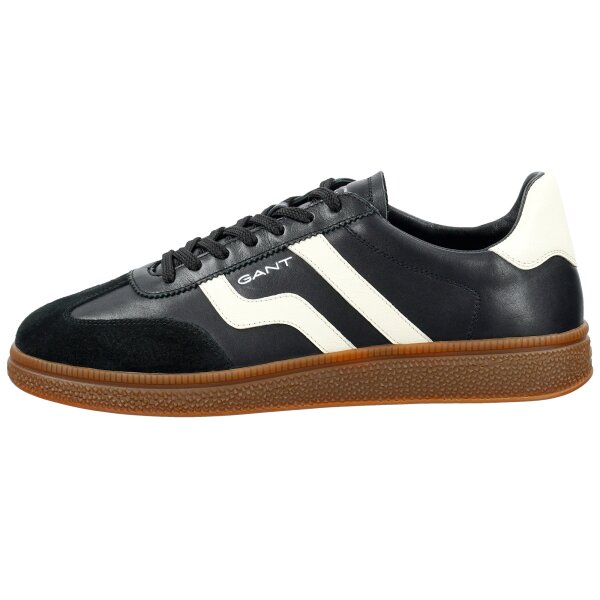 GANT Herren Sneaker - CUZMO, Schnürschuh, Turnschuh, Low, Echtleder Schwarz EUR 44