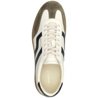 GANT Herren Sneaker - CUZMO, Schnürschuh, Turnschuh, Low, Echtleder Weiß/Braun EUR 42