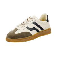 GANT Men sneaker - CUZMO, lace-up shoe, trainers, low, genuine leather White/Brown EUR 42 (UK 8)
