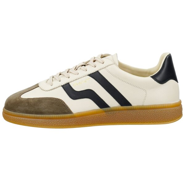 GANT Herren Sneaker - CUZMO, Schnürschuh, Turnschuh, Low, Echtleder Weiß/Braun EUR 44