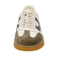 GANT Men sneaker - CUZMO, lace-up shoe, trainers, low, genuine leather White/Brown EUR 45 (UK 10,5)