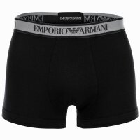 EMPORIO ARMANI Herren Trunks, 3er Pack - CORE LOGOBAND, Shorts, Stretch Cotton Schwarz2 XL