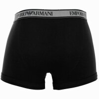 EMPORIO ARMANI Herren Trunks, 3er Pack - CORE LOGOBAND, Shorts, Stretch Cotton Schwarz2 XL