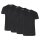CAMP DAVID Mens T-Shirts, 4-Pack - Crew Neck T-Shirt 4P, Cotton Stretch Black XL (X-Large)