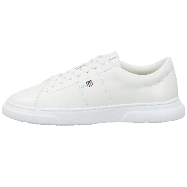 GANT mens sneaker - JOREE, lace-up shoe, trainers, low, genuine leather White EUR 41 (UK 7,5)