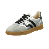 GANT Damen Sneaker - CUZIMA, Turnschuh, Low, Schnürung, Echtleder Silber/Schwarz EUR 41
