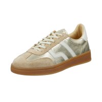 GANT Ladies sneaker - CUZIMA, trainers, low, lace-up, genuine leather Gold EUR 37 (UK 4.5)