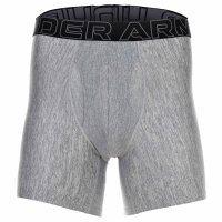 UNDER ARMOUR Herren Boxershorts, 3er Pack - Performance Tech Boxer Briefs Solid 6 in, Stretch, einfarbig Schwarz/Grau 4XL
