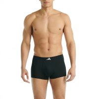 adidas men boxer shorts, 3-pack - Active Micro Tech, trunks, logo, single-coloured Black M (Medium)