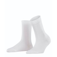 FALKE Damen Socken - Cotton Touch, Kurzsocken, Knit Casual, Baumwolle, einfarbig Wei&szlig; (2009) 35-38 (UK 2.5-5)
