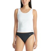 adidas Damen Slips, 3er Pack - Sport Active Seamless, Low Rise Bikini, Unterwäsche, Logo, einfarbig Schwarz M