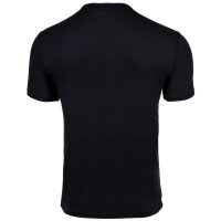 EMPORIO ARMANI Mens T-shirt, 2-pack - PURE COTTON, short sleeve, round neck, logo Black M (Medium)