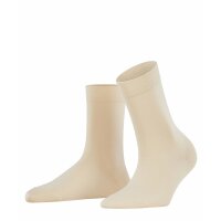 FALKE Damen Socken - Cotton Touch, Kurzsocken, Knit Casual, Baumwolle, einfarbig Cream (4019) 35-38 (UK 2.5-5)