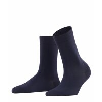 FALKE Damen Socken - Cotton Touch, Kurzsocken, Knit Casual, Baumwolle, einfarbig Dark Navy (6379) 39-42 (UK 6-8)