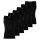 BOSS mens vests, 6-pack, ribbed - Tank Top RibClassic, round neck, cotton Black S (Small)