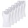BOSS mens vests, 6-pack, ribbed - Tank Top RibClassic, round neck, cotton White S (Small)