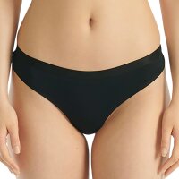 adidas women thong, 3-pack - Sport Active Essential, Low Rise Thong, underwear, cotton stretch, logo, uni Black M (Medium)