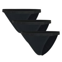 adidas ladies, briefs, 3-pack - Sport Active Essential, bikini, underwear, logo, uni Black S (Small)