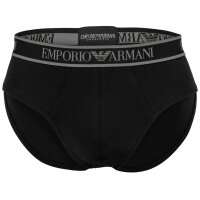 EMPORIO ARMANI Mens Briefs, 3-Pack - CORE LOGOBAND, Briefs, Stretch Cotton Black M (Medium)