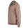 EMPORIO ARMANI Mens hooded sweat jacket - BASIC TERRY, Cotton blend Beige M (Medium)