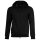 EMPORIO ARMANI Mens hooded sweat jacket - BASIC TERRY, Cotton blend Black 2XL (XX-Large)