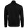 EMPORIO ARMANI mens sweat jacket with stand-up collar - BASIC TERRY, zip, cotton blend Black M (Medium)