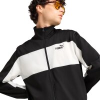PUMA Herren Tracksuit - Poly Colorblock Suit,Jogginanzug, Polyester Schwarz L