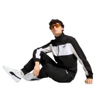 PUMA Herren Tracksuit - Poly Colorblock Suit,Jogginanzug, Polyester Schwarz L