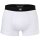 EMPORIO ARMANI Mens Trunks, 3-Pack - ESSENTIAL LOGOLABEL, Shorts, Stretch Cotton Black/Red/White M (Medium)