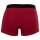EMPORIO ARMANI Mens Trunks, 3-Pack - ESSENTIAL LOGOLABEL, Shorts, Stretch Cotton Black/Red/White M (Medium)