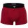 EMPORIO ARMANI Herren Trunks, 3er Pack - ESSENTIAL LOGOLABEL, Shorts, Stretch Cotton Schwarz/Rot/Weiß S