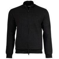 EMPORIO ARMANI Herren Hausanzug mit Zip-Jacke - BASIC TERRY, Full Zip Tracksuit, Cotton-Mix Schwarz L