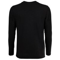 EMPORIO ARMANI Damen Schlafanzug, lang - EVERYDAY COTTON, Pyjama, Cotton Stretch Schwarz L