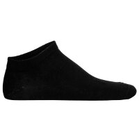Hudson Unisex Sneakersocken, 9er Pack - Easy, Komfortbund, kurze Socken, einfarbig Schwarz 39-42